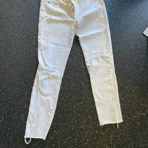 Agolde white jeans